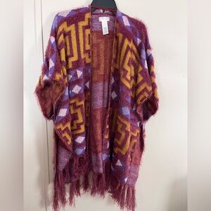 Free People Diamondback Poncho